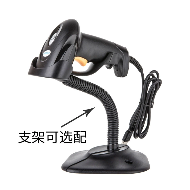 Barcode Scanner (Dalang DL series) — 1D/2D Wired, 2.4G & Bluetooth, USB Receiver, 17.3×10.9×7.3 cm