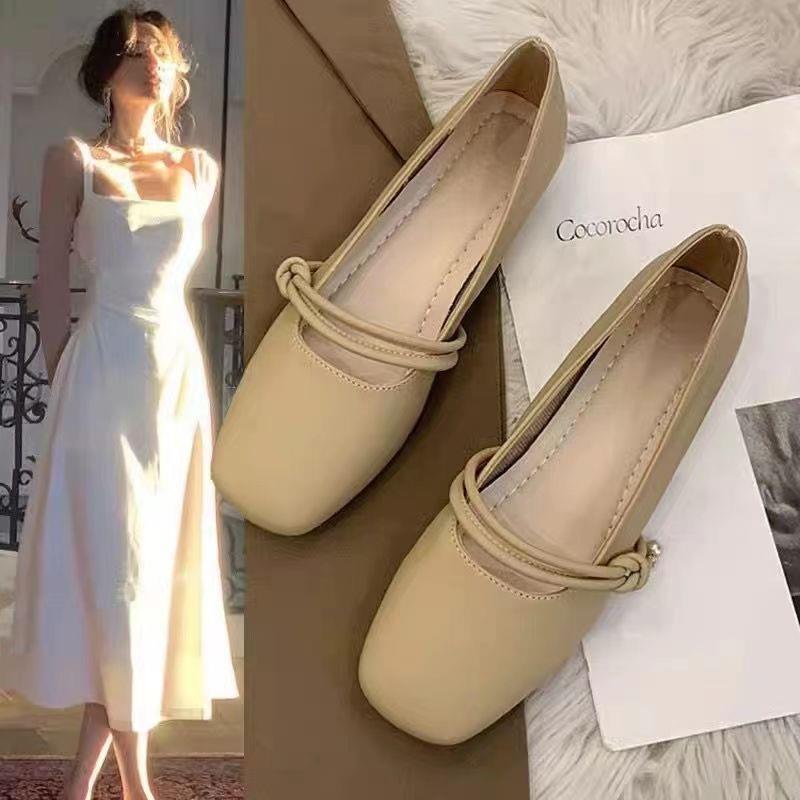 2026 New Spring And Autumn Gentle Evening Breeze Flat Granny Mary Jane Fairy Shoes For Women, Paired With Skirts, Small_vogvips.com