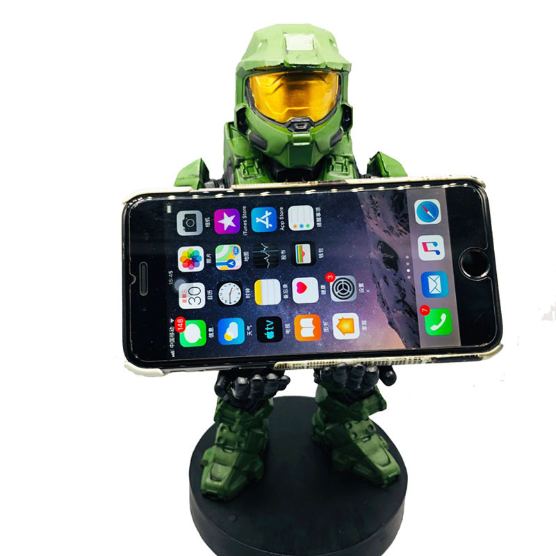 Star Wars Black Warrior Ares Helmet Adornos Modelo Soporte para teléfono móvil Venom Spider Soporte para teléfono móvil Shuren Soporte para teléfono móvil