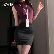情趣内衣性感御姐风秘书制服套装ol纯欲修身诱惑包臀裙职业装qqny