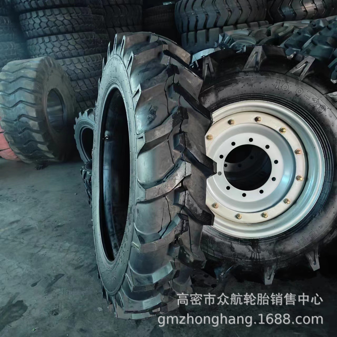 徐轮甲字拖拉机轮胎12-38 R-1人字花纹轮胎