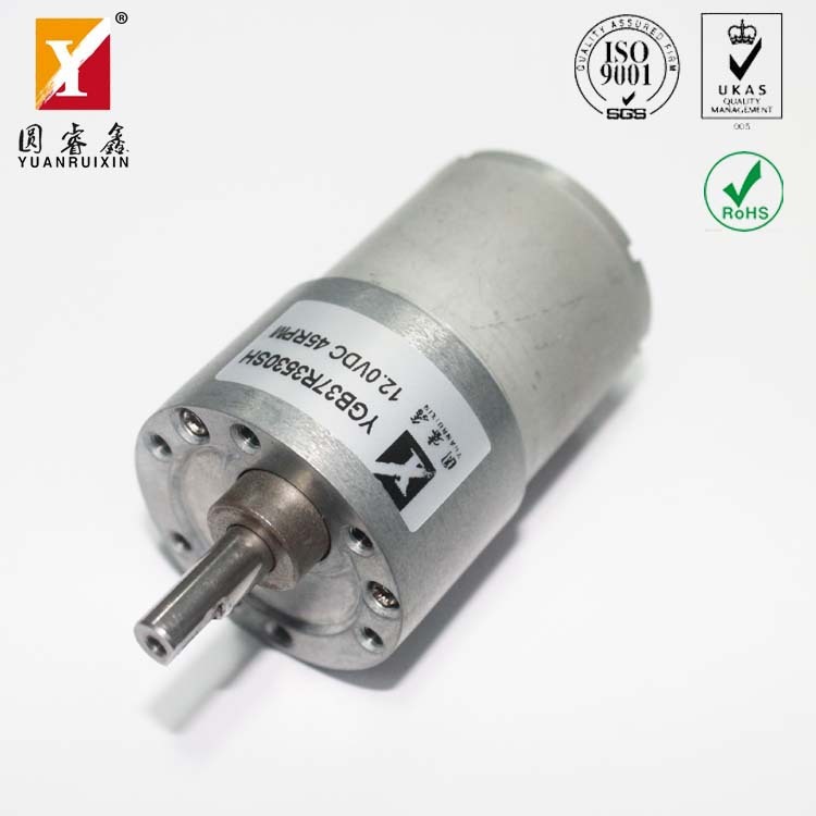 37mm24V大力矩直流减速电机咖啡机通信机械设备美容仪器微型马达