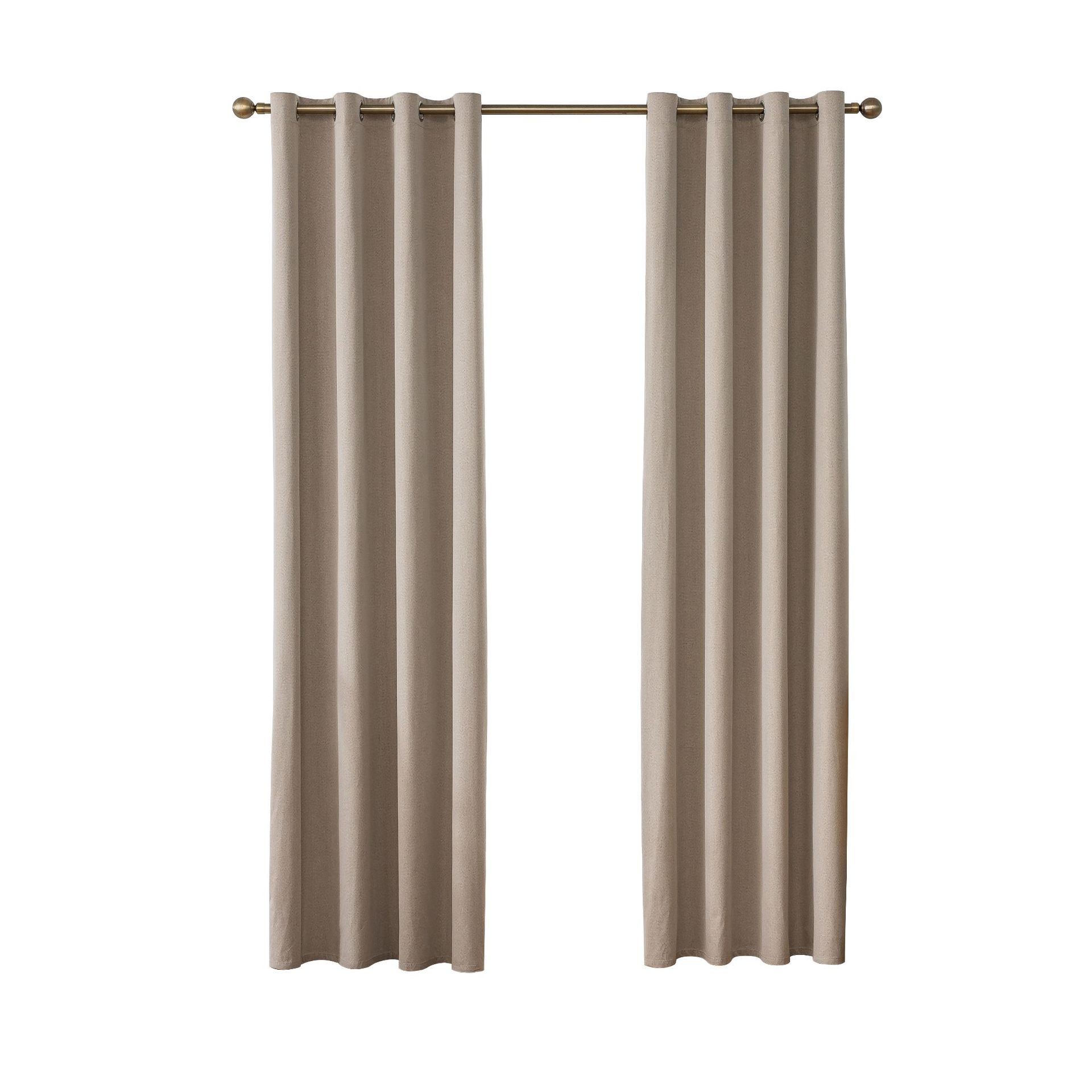 Transfronterizo exclusivamente para comercio exterior de Amazon, cáñamo sin luz, dormitorio, sala de estar, cortinas, cortinas al por mayor, curtains