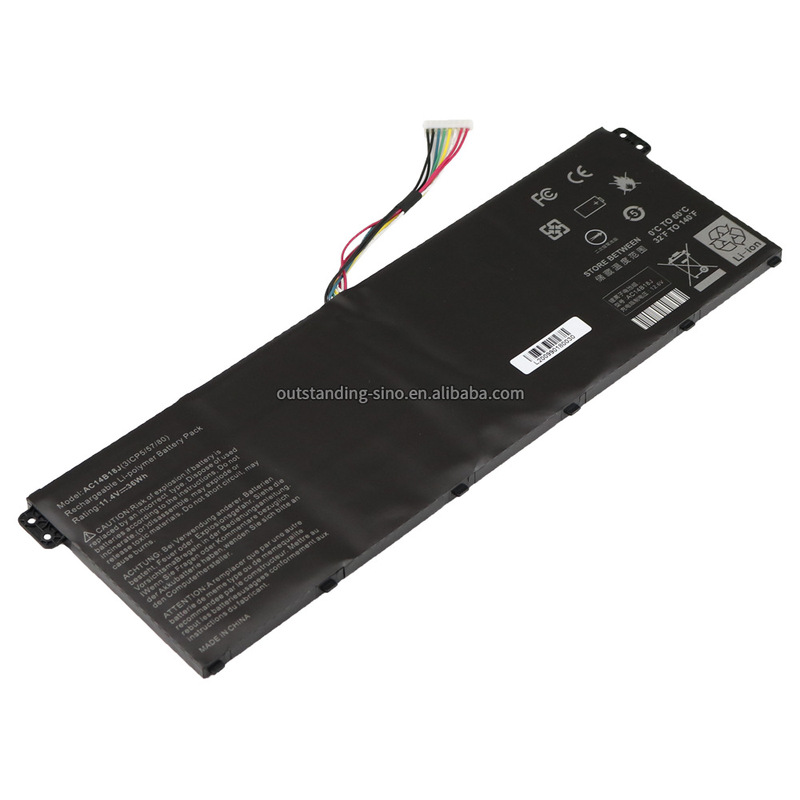 For Acer B116 V5-122 N15Q3 AC14B18J AC14B13J laptop battery