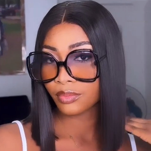  New European and American Fashion Large Frame Sunglasses Personalized Street Shot Hollow Sunglasses Cross-Border Trendy Sunglasses for Women