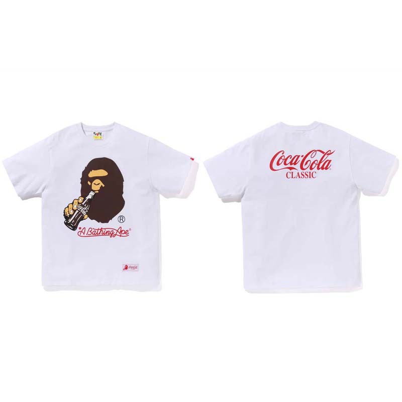 クロスボーダー卸売潮ブランド BAPE エイプヘッド半袖シャークトップ T シャツ供給 240 グラム半袖