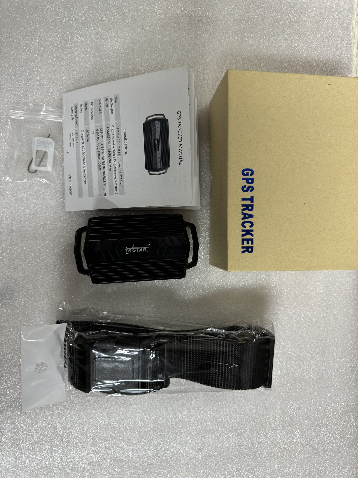 Tk935 Multi-Purpose Gps Locator Collar, Strong Magnet Optional, Strong Magnetic Suction, Accurate Positioning, New Product