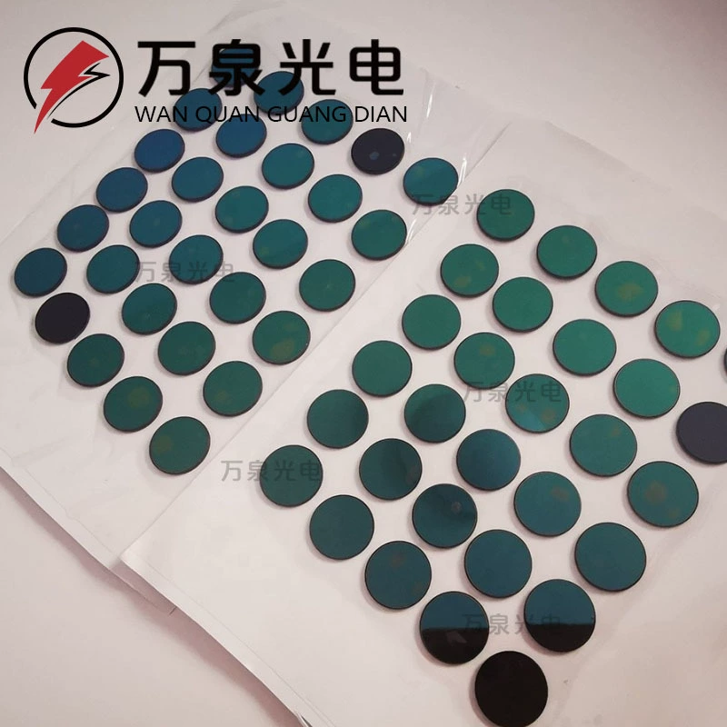 Монокристаллическое германиевое стекло двухстороннего покрытия через инфракрасный диапазон 7-14um Инфракрасные термометрические оптические линзы