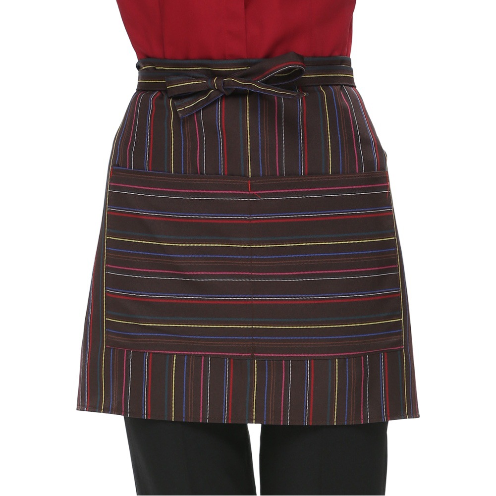 Camarero delantal Hotel catering Casa de Té medio cuerpo cintura impreso logotipo bordado