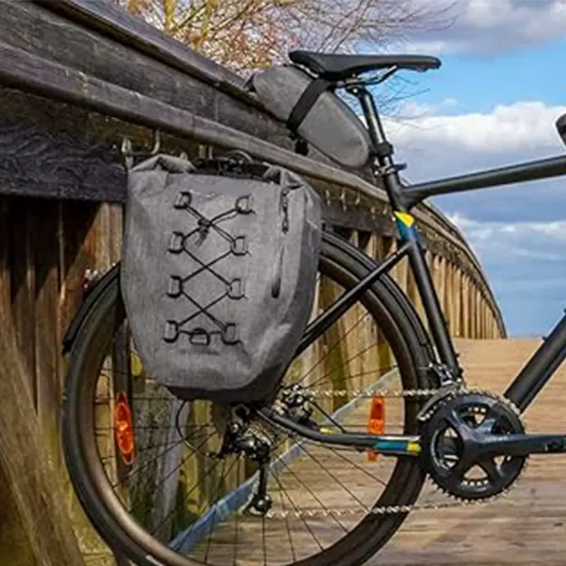 跨境工厂户外运动徒步骑行包自行车包防水自行车侧挂可拆卸货架包
