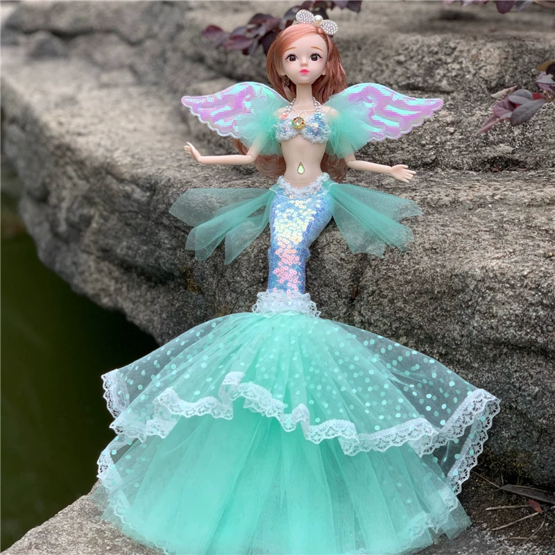Doll, children's toy, 12 inch, mermaid, Birthday gift
