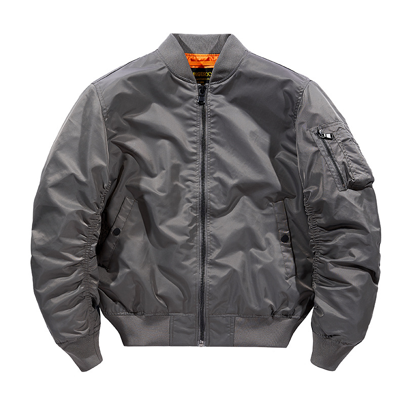 Chaqueta Bomber para Hombre, Estilo Nuevo de Primavera y Otoño, Chaqueta de Béisbol Corta Holgada, Unisex, Venta al por Mayor Transfronteriza