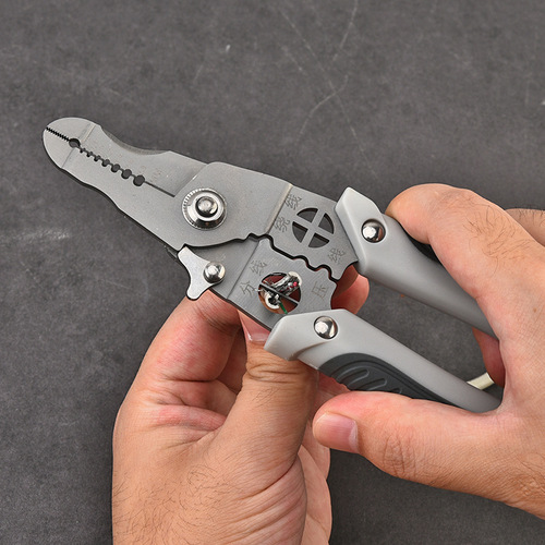 Wholesale wire stripping pliers multifunctional electrician pliers branching wire winding stripping pliers new pliers crimping pliers hardware tools