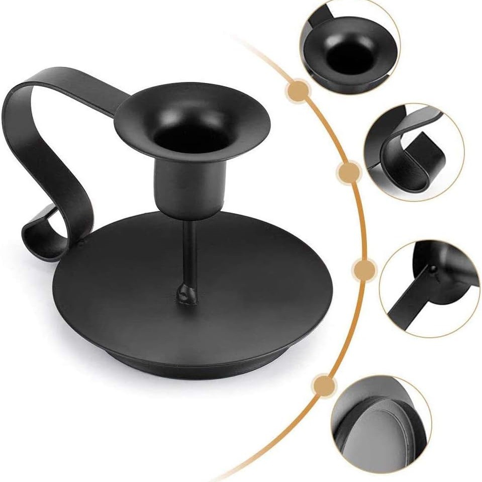 Mesa de comedor de hierro forjado de estilo europeo, candelabro de boda, candelabro transfronterizo de Amazon, decoración del hogar, soporte para velas