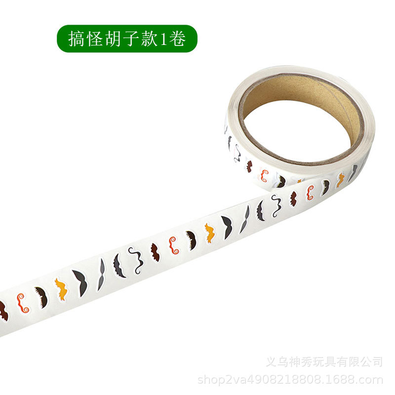 Barba pegatina rollo