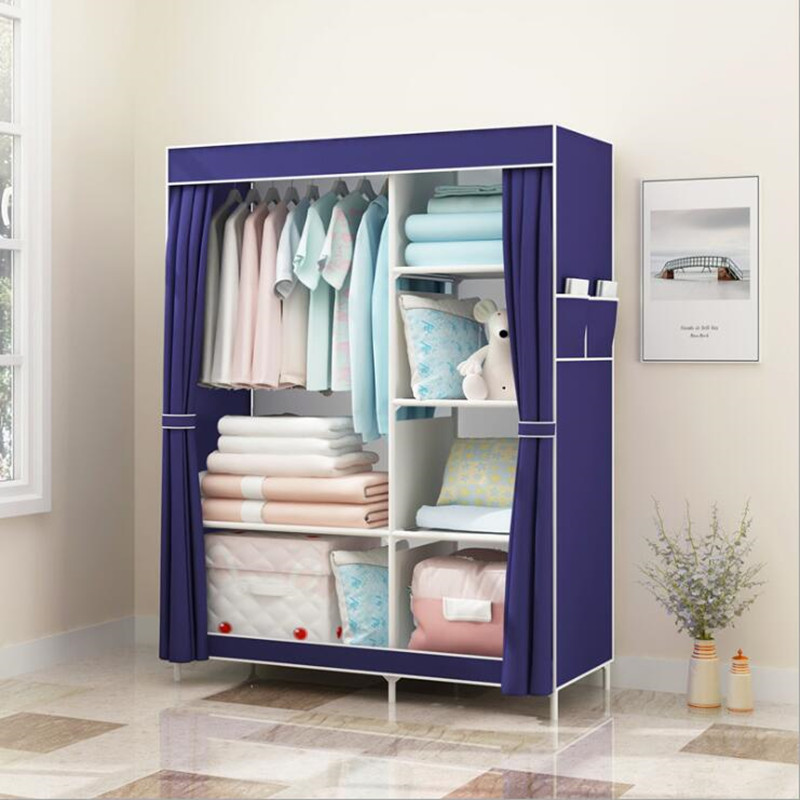 Simple Wardrobe Cloth Wardrobe Simple Modern Single Double Dormitory Home Assembly Storage Cabinet Cloth Hanging Wardrobe Simple Wardrobe Cloth Wardrobe Simple Modern Single Double Dormitory Home Assembly Storage Cabinet Cloth Hanging Wardrobe