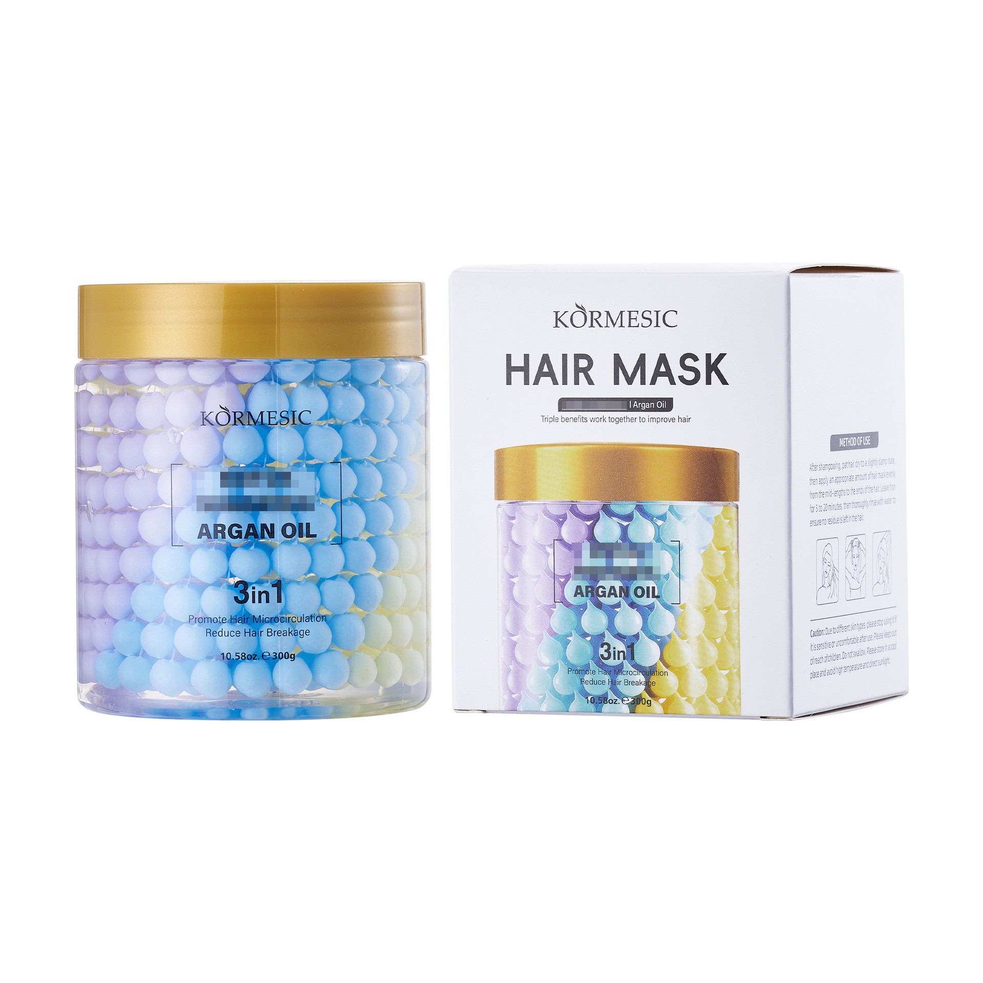 Selección estricta transfronteriza filipina máscara de cabello de tres efectos máscara de cabello suave brillante cabello al por mayor KORMESIC