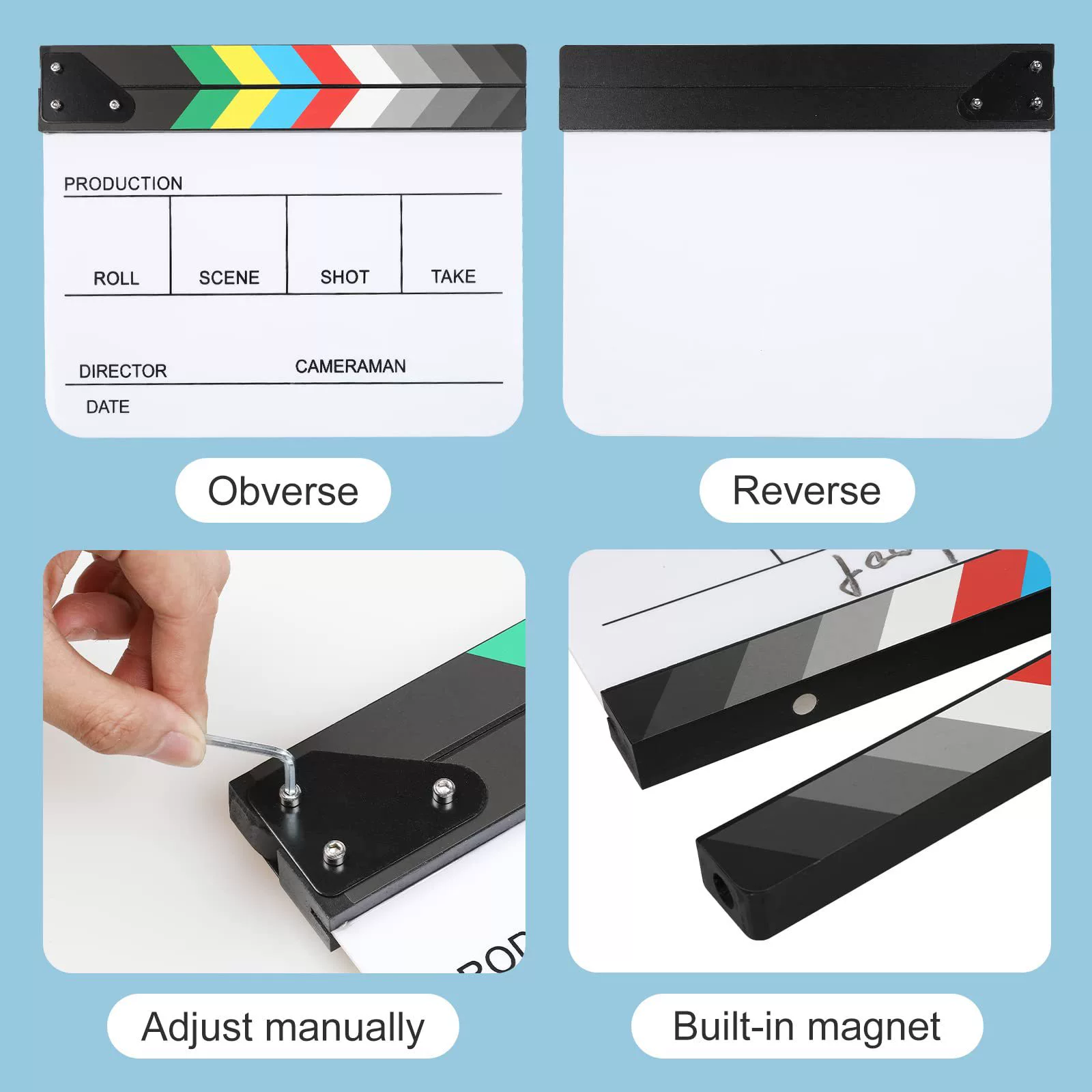 Фотопродукция реквизит English Farm Board Alley Material Color Board Director Board Creative Decoration Movie Board