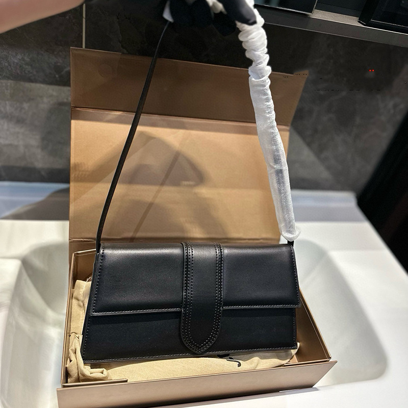 Ja Niche Design 2025 New Summer Large-Capacity Versatile Rectangular Shoulder Bag Handbag Underarm Bag Light Luxury