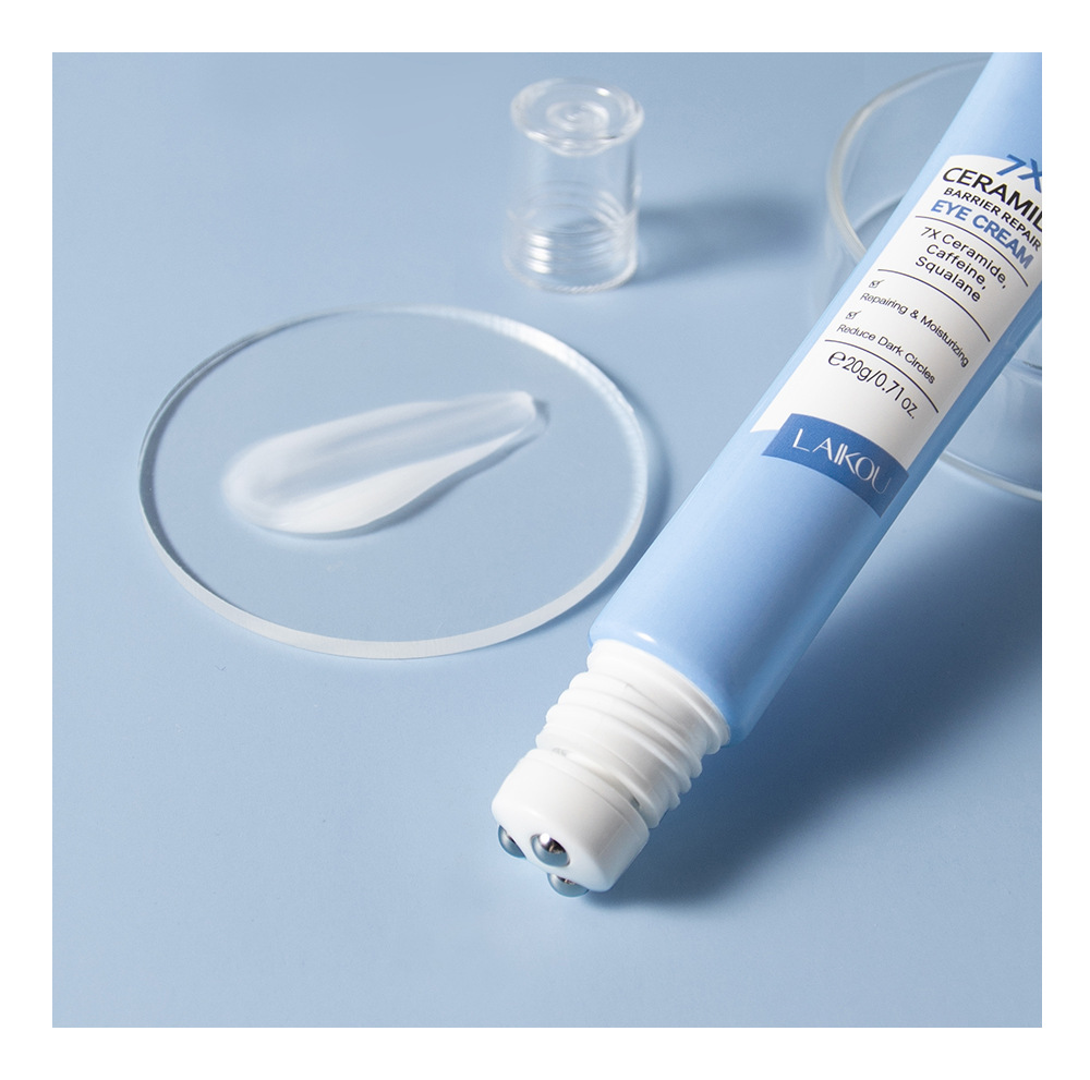 LAIKOU 20g Cross-border Ceramide Eye Cream is a skincare product from a manufacturer that hydrates and moisturizes the skin around the eyes undefined