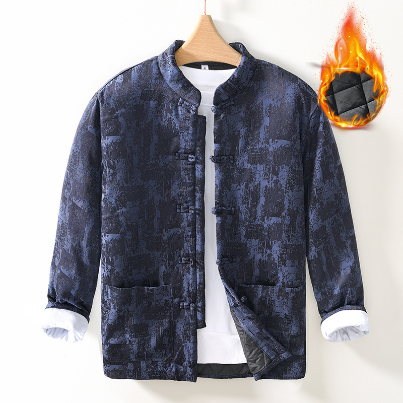 Demi-season casual keep warm retro jacket Chinese style