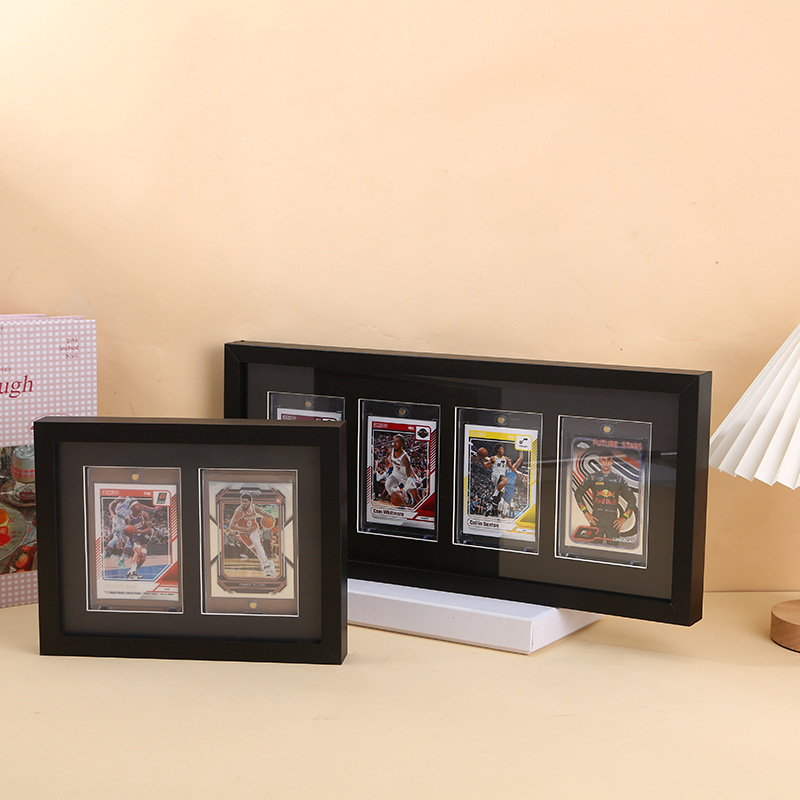 Cross-Border Star Card My Little Pony Card Collection Frame Football Basketball Card Brick Card Wall-Mounted Storage Display Rack