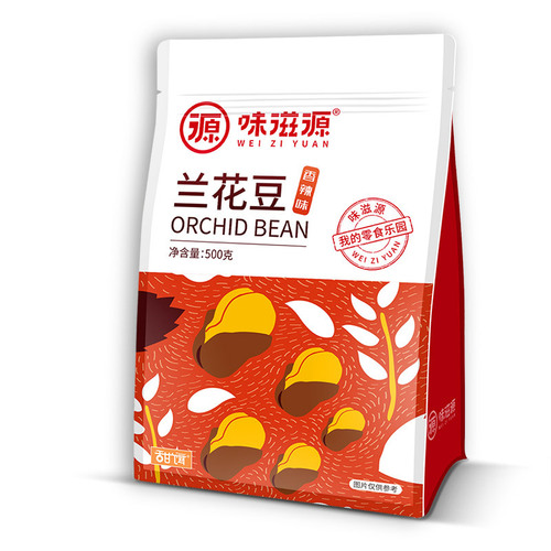 Weiziyuan Orchid Bean Bag Wholesale Nut Roasted Seeds Spicy Broad Bean Snack Food Office Snacks