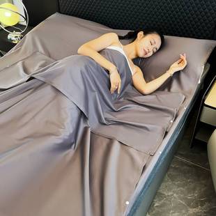 2025 New 60 Satin Cotton Pure Color Dirt-Proof Sleeping Bag