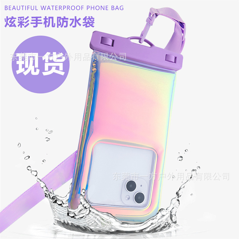 Sponge floating mobile phone waterproof bag drifting factory wholesale rainproof mobile phone case outdoor waterproof swimming mobile phone case