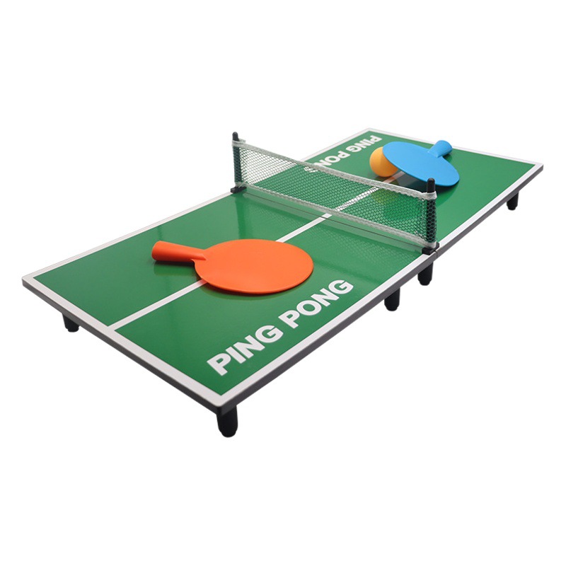 Fábrica al por mayor interior Mini Mesa de tenis de mesa juego de escritorio entre padres e hijos entretenimiento competitivo plegable mesa de tenis de mesa