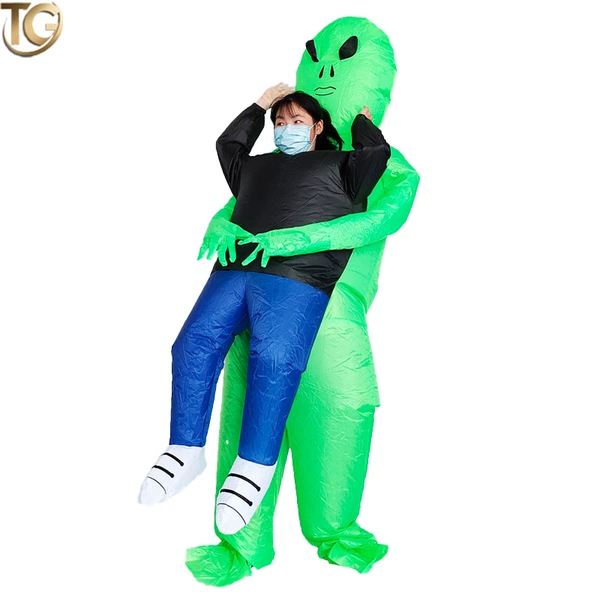 Alien ghost hugged