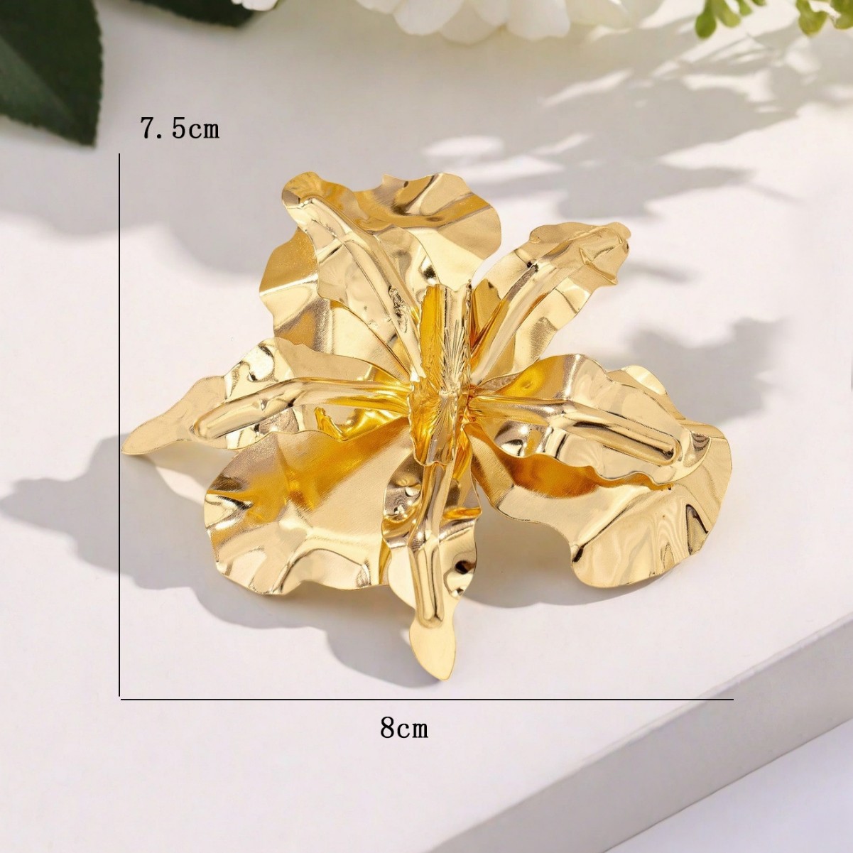 Elegante Und Einzigartige Dreidimensionale Blumenbrosche_voghion.com