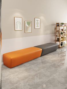 Backless Extremely Narrow Long Sofa Simple and Practical Kidsren's Soft Stool Kindergarten Training Institution Waiting Rest Area