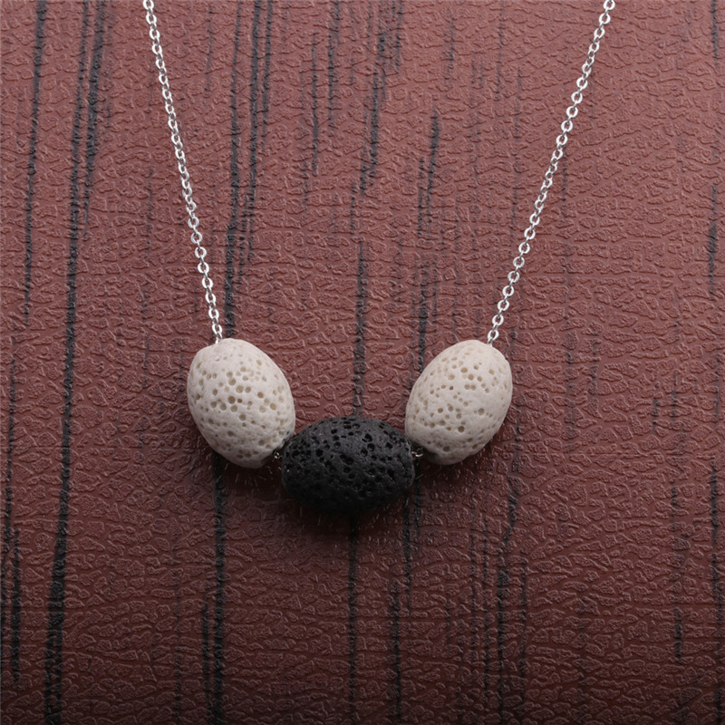 Volcanic Stone Necklace display picture 3