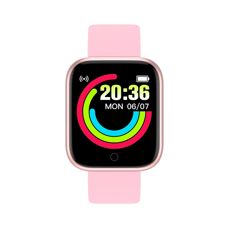 Smart bracelet Y68, 1.44" color screen, heart‑rate monitor, compact sports band