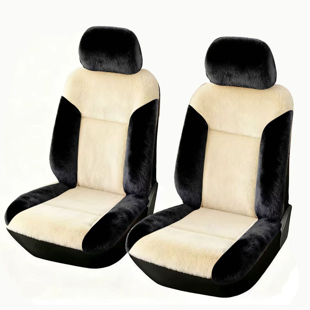 cálido de peluche asiento de automóvil cojín de invierno cómodo asiento de automóvil cojín conjunto de cojín mayorista