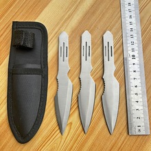 3PCS 训练刀不锈钢口袋练习刀 厂家批发小直刀开箱刀多用工具刀