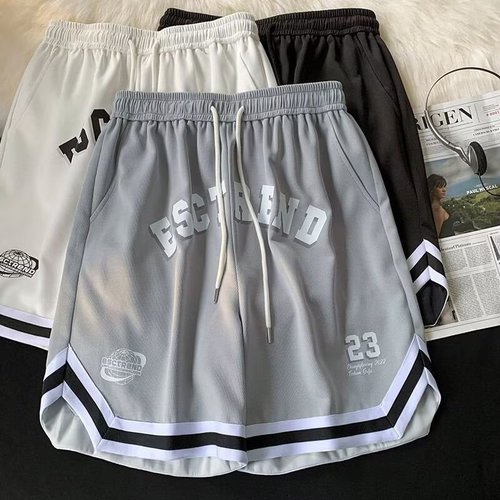 American-style sport shorts for men, summer thin version, trendy brand fashion, five-hole casual pants, Hong Kong-style niche, outerwear basketball pants
