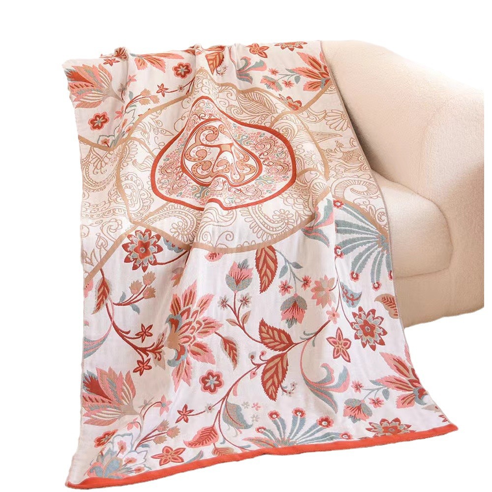 Cotton gauze quick dry beach bath towel for home use