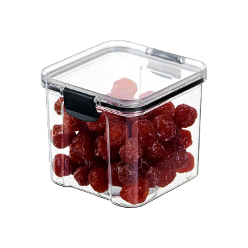 Tanque de sellado granos de cocina almacenamiento de grano de grano caja de plástico transparente de grado alimenticio bocadillos productos secos tanque de almacenamiento de té