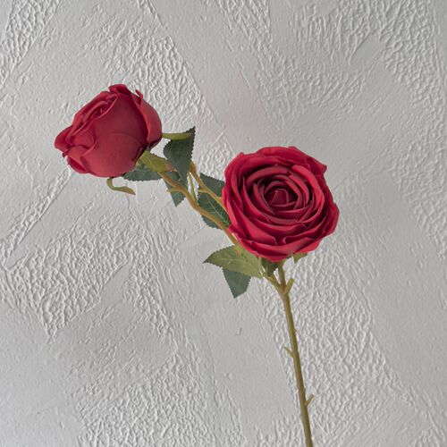 Red color wedding arrangement artificial flower materials hotel wedding hall decoration flowers rose ball artificial flowers wholesale