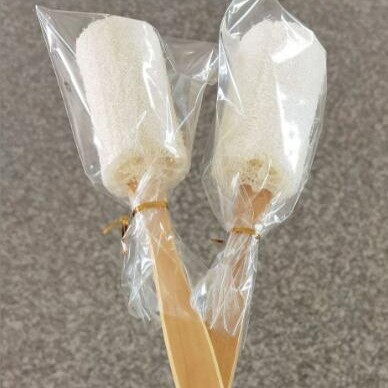 Cepillo de masaje de doble cara cepillo de baño de cuerpo de cerdas de bala mango de madera cepillo de Loofah Nanzhu Hemu cepillo de baño