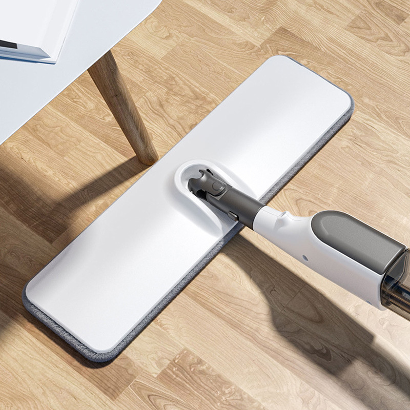 Wholesale Adhesive-Type Replaceable Mop with Water-Absorbing Flat Spray Head, Microfiber Mop for Wooden Floors