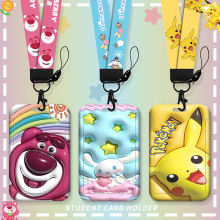 可爱卡通卡套学生胸牌校园饭卡门禁校牌公交硬壳证件保护套展会牌