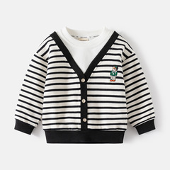 Children's Pantoletto Sweatshirt 2024 Spring and Autumn New Arrival Fashion Loose Jacket Trendy Wholesale