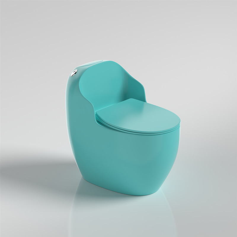 Personalización creativa personalizada inodoro interior común asiento de inodoro tipo sifón doméstico super-turbina unida color