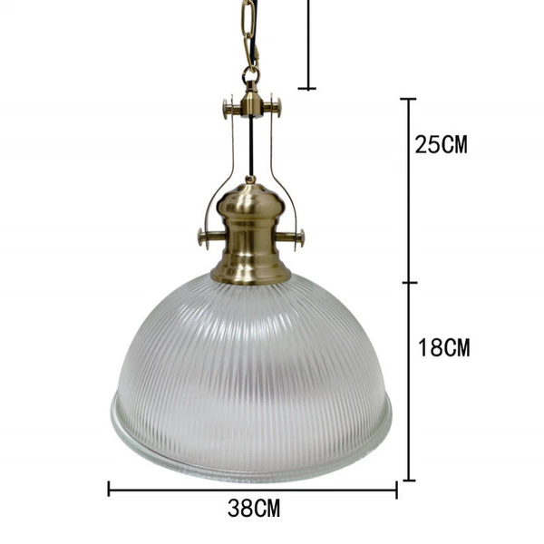 Transparent ceiling lamp, 380cm