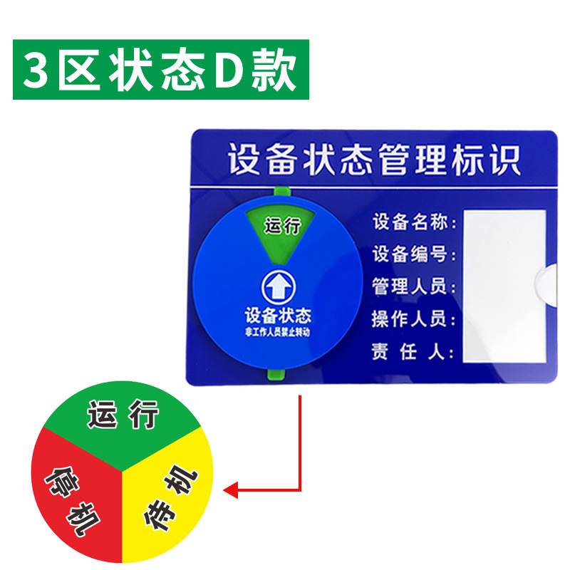 Zone 3 status d type; 9x6cm