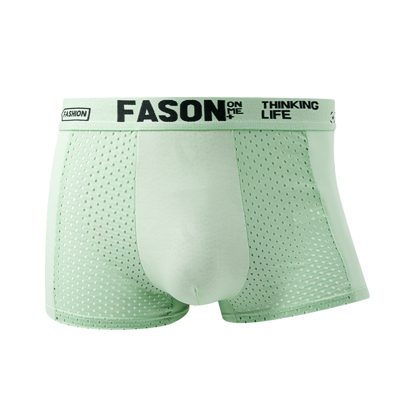 Mallas frescas de seda de hielo para hombres pantalones de malla transpirables pantalones de calcetín de cuatro cuartos para hombres fuente de fábrica al por mayor