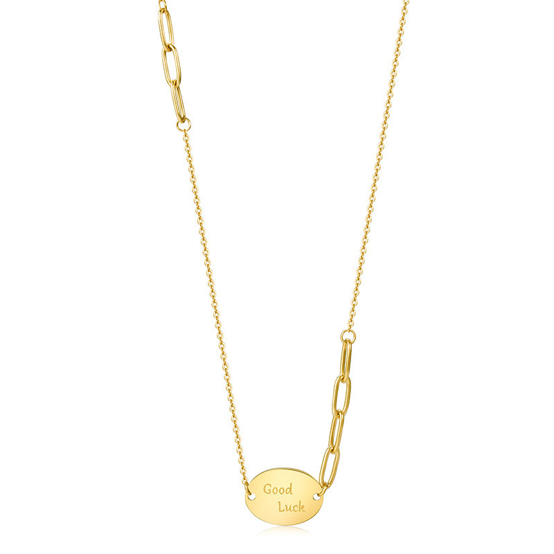 Oferta especial experiencia europea y americana joyería de acero titanio vacío galvanoplastia no decoloración no alérgica joyería pendientes collar fábrica al por mayor